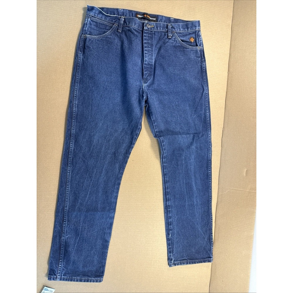 Wrangler 13 Original Flame Resistant Jeans Size 40 x 32‎ Western Workwear